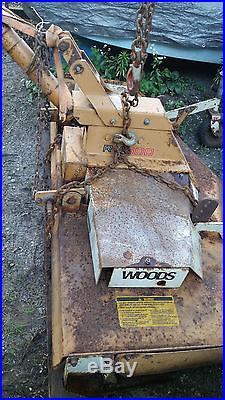 WOODS RM600 6 FT 3 POINT HITCH FINISH MOWER with New Blades
