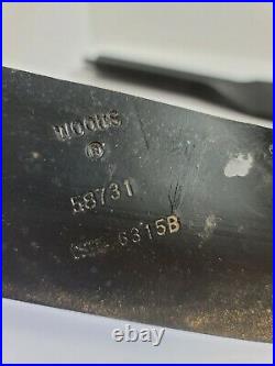 Woods Finish Mower Blades 58731 / 6315B New Open Box ON SALE