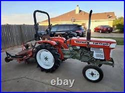 Yanmar 1700 Diesel Tractor with Attachments. Mower, Blade