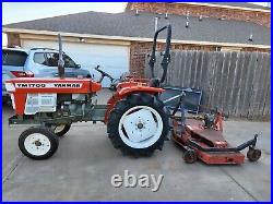 Yanmar 1700 Diesel Tractor with Attachments. Mower, Blade