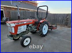 Yanmar 1700 Diesel Tractor with Attachments. Mower, Blade