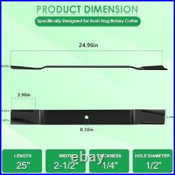 Yoursme Replacement Blades for Bush Hog 72 Finish Mower, 3 Pack