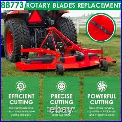 Yoursme Replacement Blades for Bush Hog 72 Finish Mower, 3 Pack