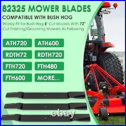 Yoursme Replacement Blades for Bush Hog 72 Finish Mower, 3 Pack