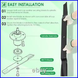 Yoursme Replacement Blades for Bush Hog 72 Finish Mower, 3 Pack